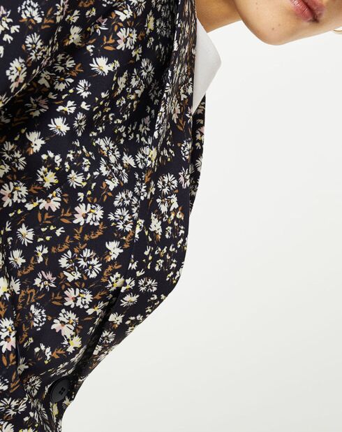 Veste Strenna imprimée bleu marine