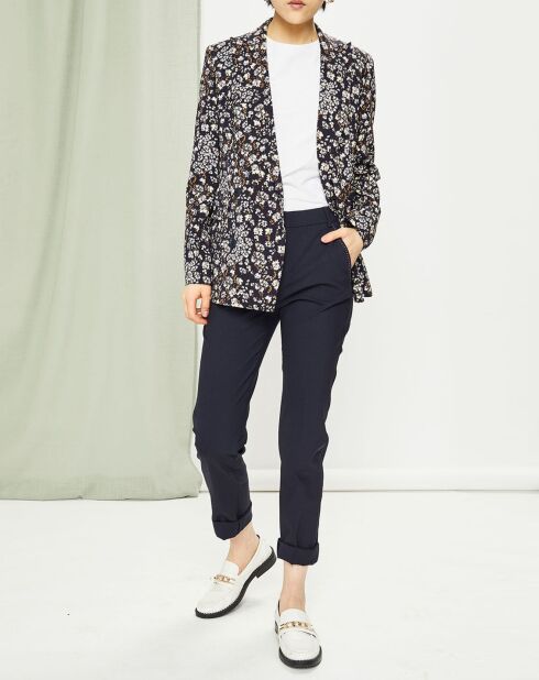 Veste Strenna imprimée bleu marine