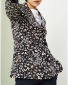 Veste Strenna imprimée bleu marine