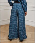 Pantalon Catherine pétrole