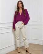 Chemise Camilla prune