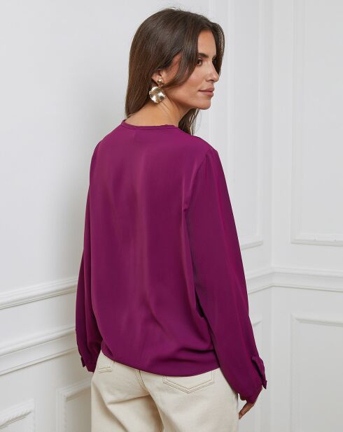 Chemise Camilla prune