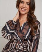 Robe Margaux choco