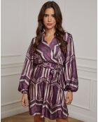 Robe Margaux violette