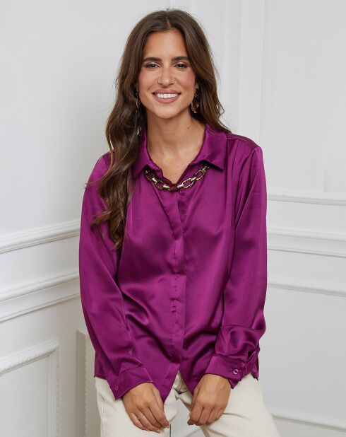 Chemise Léonie violette