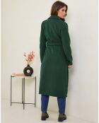 Manteau Capucine vert sapin