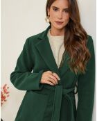Manteau Capucine vert sapin