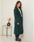 Manteau Capucine vert sapin