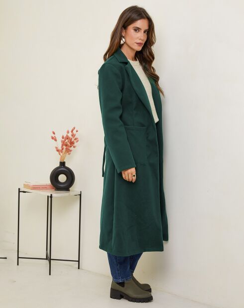 Manteau Capucine vert sapin
