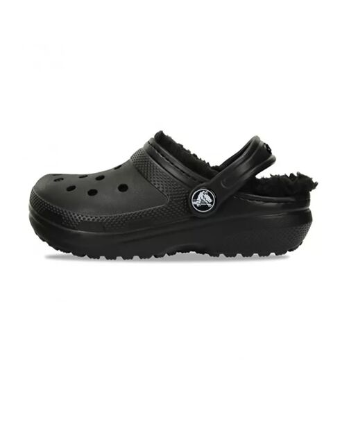 Klassische, schwarz gefütterte Holzschuhe