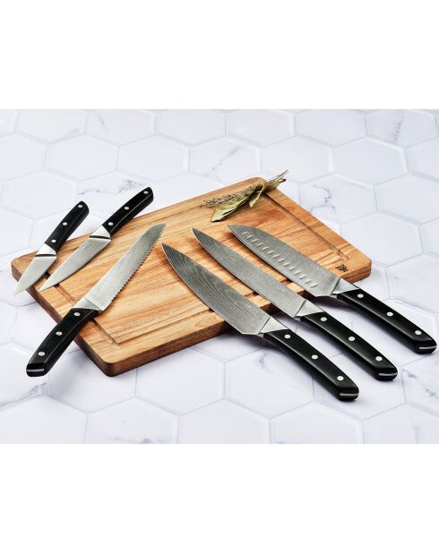 Bloque de cuchillos de cocina Erling Imatra, 7 piezas