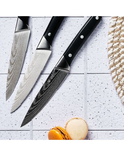 Erling Loviisa Block mit Küchenmessern und Steakmessern - 14 Stück