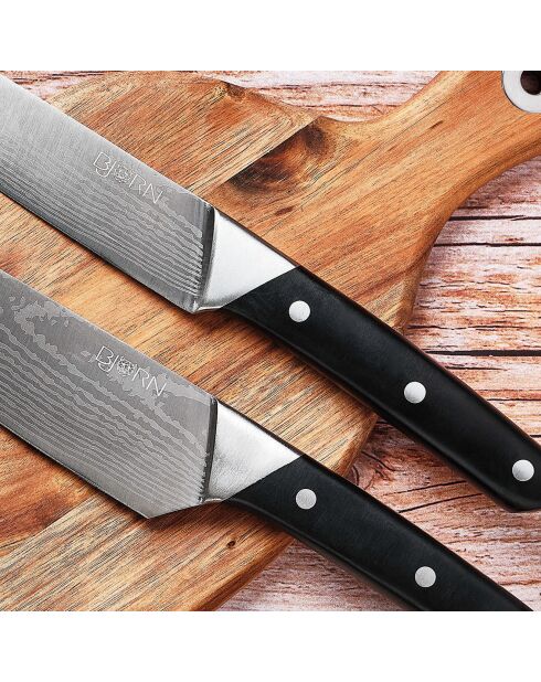 Bloque Erling Porvoo con cuchillos de cocina - 8 piezas