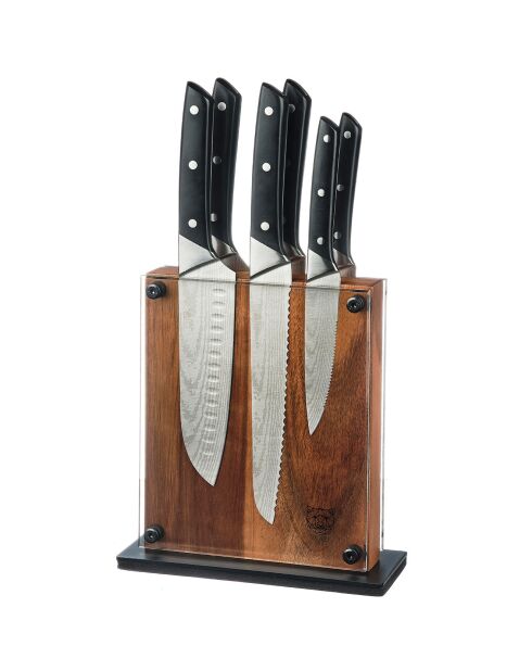 Bloque Erling Rauma con cuchillos de cocina - 7 piezas