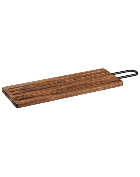 Stine broodplank van acaciahout, gelakt hout - 49x13x1 cm