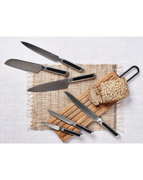 Stine broodplank van acaciahout, gelakt hout - 49x13x1 cm