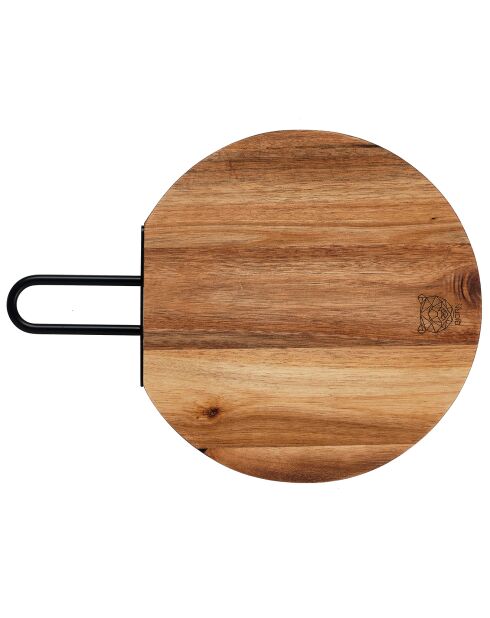 Planche à découper en bois d'acacia Stine bois vernis - 35x26x1 cm