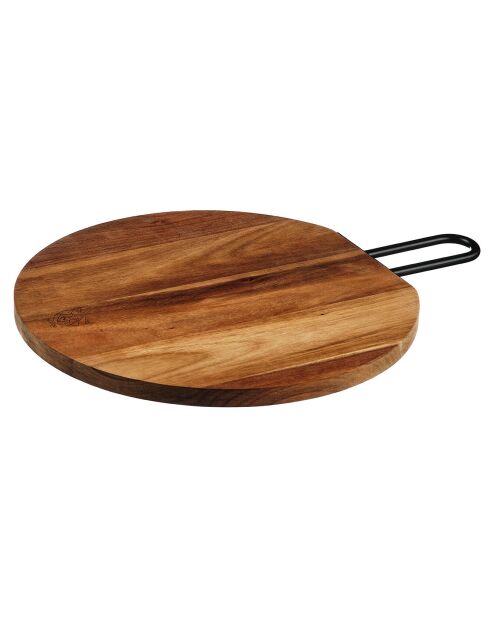 Planche à découper en bois d'acacia Stine bois vernis - 40x31x1 cm