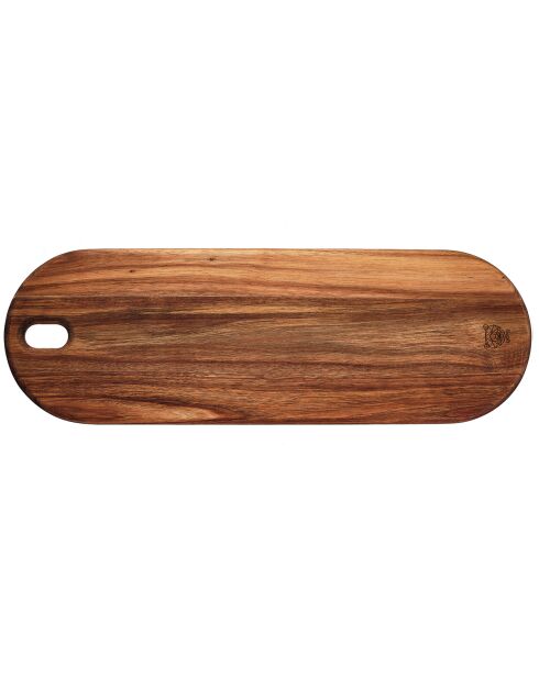 Planche à découper en bois d'acacia Elin bois vernis - 55x18x1 cm