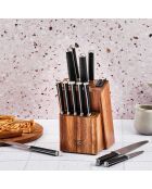 6 Couteaux à steak Jona inox mat - 24x2x1 cm