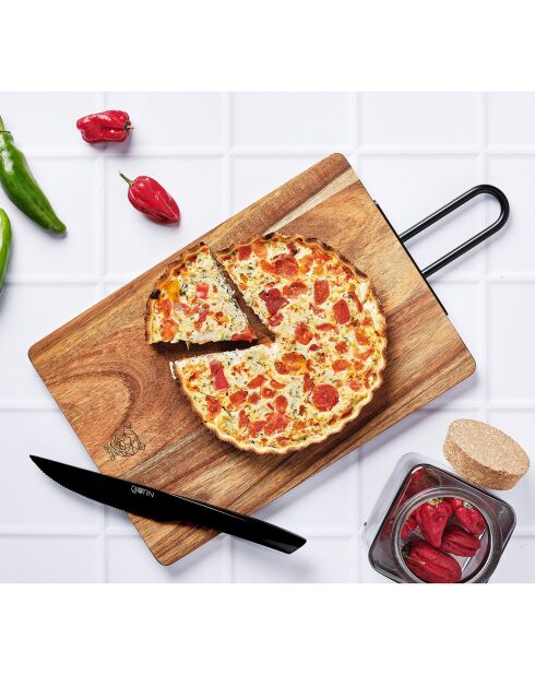 Couteaux à steak Jensen noir mat - 6 pièces