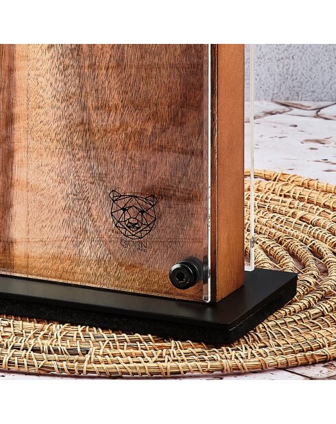 Rauma Universal-Magnetmesserblock aus lackiertem Holz - 9x22x24 cm