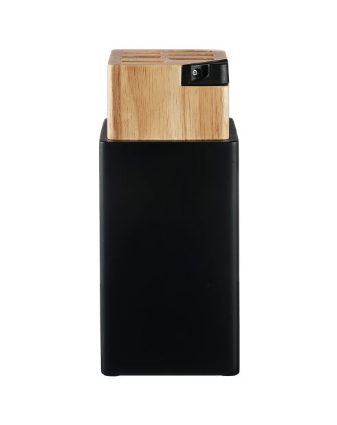 Porvoo Messerblock aus Holz mit integriertem Spitzer - 10x13x24 cm