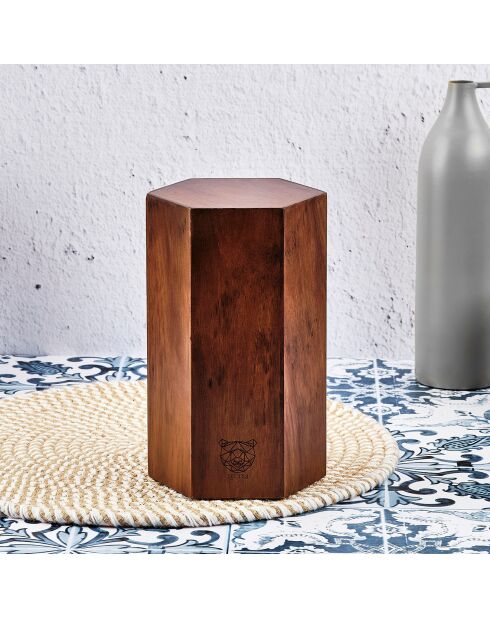 Imatra magnetischer Universal-Messerblock aus lackiertem Holz - 12x13x22 cm