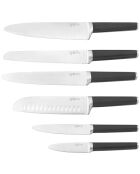6 Couteaux de cuisine Jona inox mat
