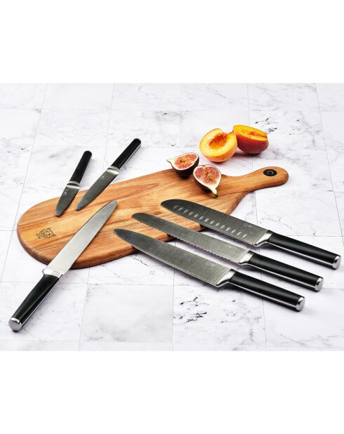 6 Couteaux de cuisine Jona inox mat