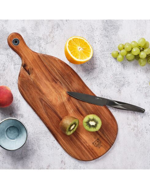 6 Couteaux de cuisine Larus - 6 pièces gris métal