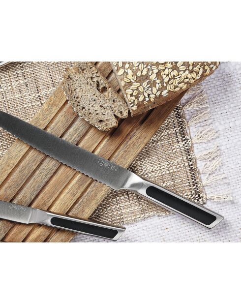 6 Couteaux de cuisine Loki inox mat