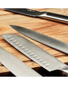 Bloc avec couteaux de cuisine Loki Imatra inox mat - 7 pièces