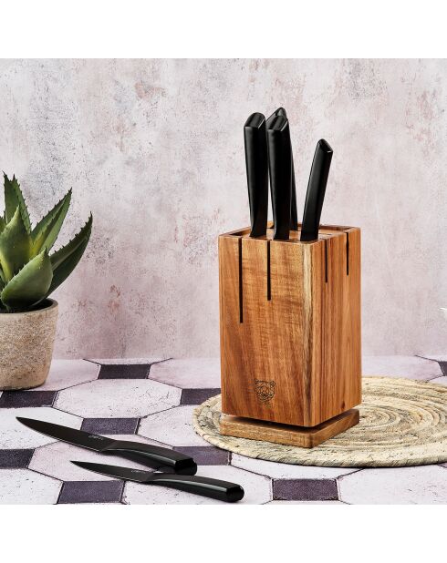 Jensen Skagen Block mit Küchenmessern - 7 Stück