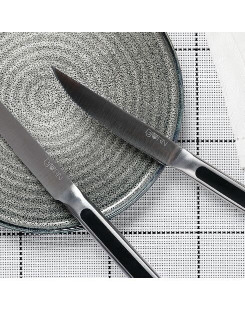 Loki Loviisa blok met keukenmessen en steakmessen - 14 stuks