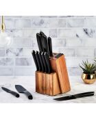 Bloc avec couteaux de cuisine et couteaux à steak Jensen Loviisa - 14 pièces
