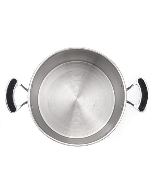 Coucoussier a induzione in argento - D.26 cm