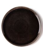 Set de vajilla marrón capuchino - 18 piezas