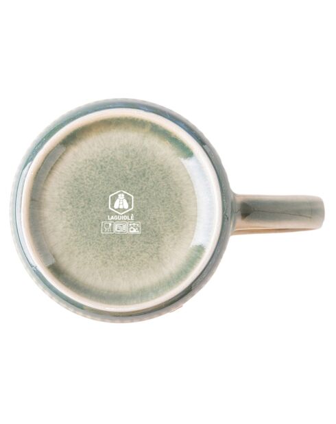 2 Mugs Jade verts - D.8.8x9 cm