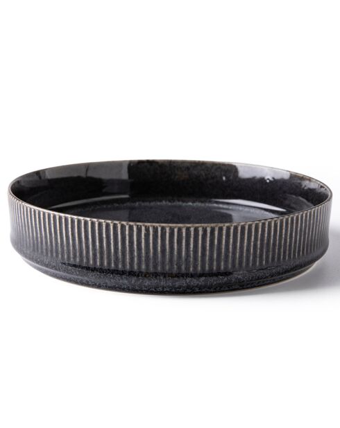 Set de vajilla negro antracita - 18 piezas