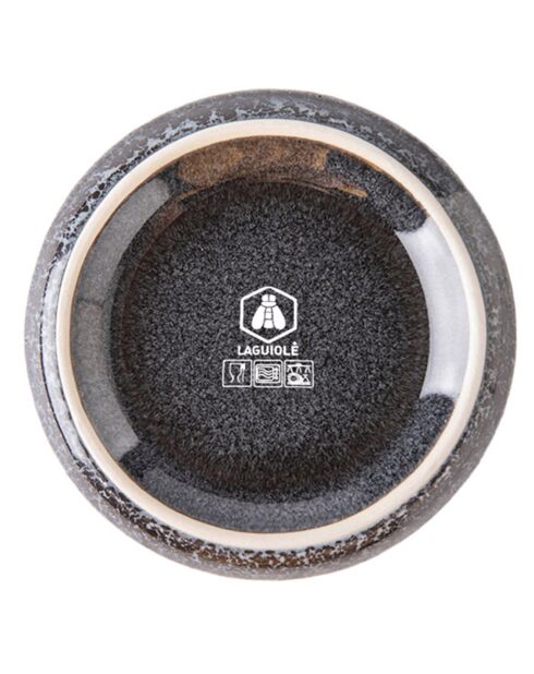 4 Tasses Charbon noires - D.7.2x7.5 cm