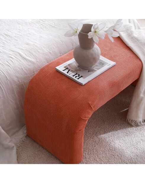 Banc Nu corail - 106x45x46 cm