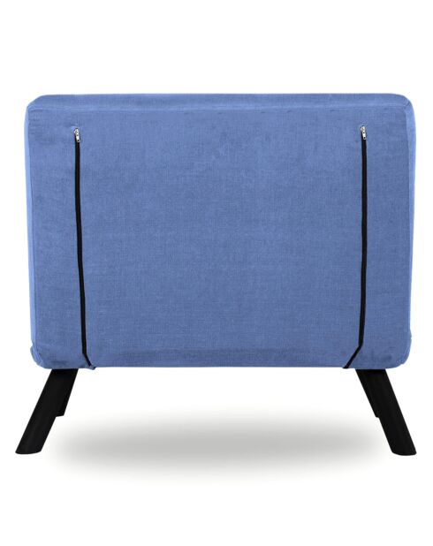 Fauteuil convertible Sando bleu - 50x60x45 cm