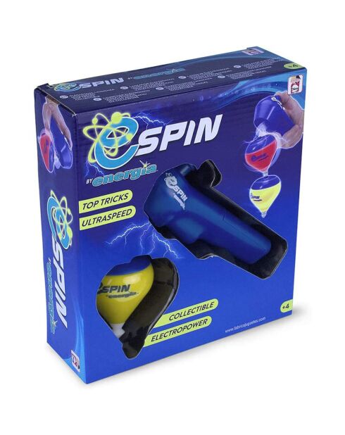 Toupie avec lanceur électrique - 4 ans et +