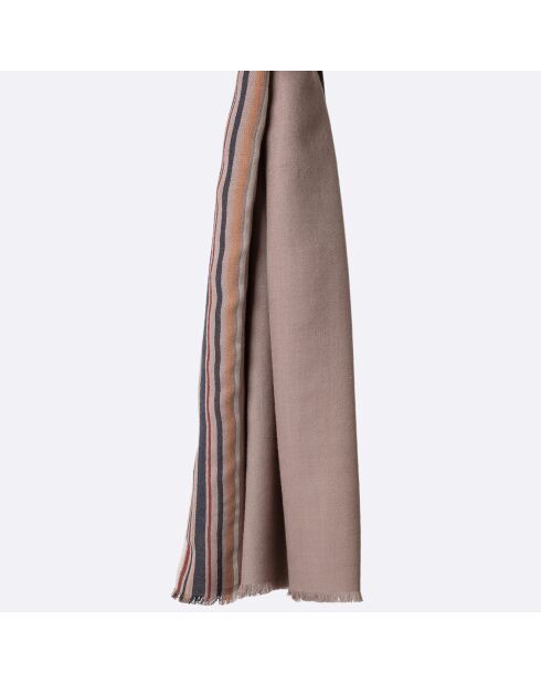 Etole en Laine, Soie & Cachemire Méridien beige - 70x200 cm