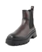 Chelsea Boots en Cuir Maora bordeaux foncé
