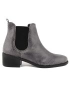 Chelsea Boots en Cuir Uma grises