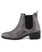 Chelsea Boots en Cuir Uma grises