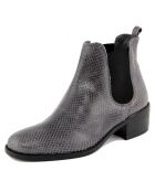 Chelsea Boots en Cuir Uma grises