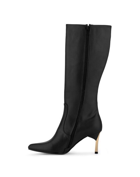 Bottes Alis noires - Talon 7,5 cm